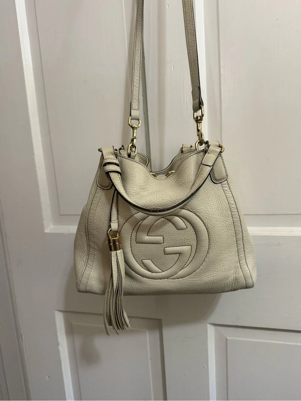 Gucci SoHo Crème Shoulder Bag in EUC - Picture 6 of 15